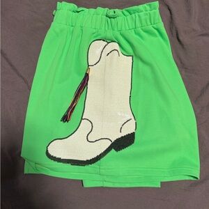 QUEEN OF SPARKLES Mardi Gras Marching Boot shorts